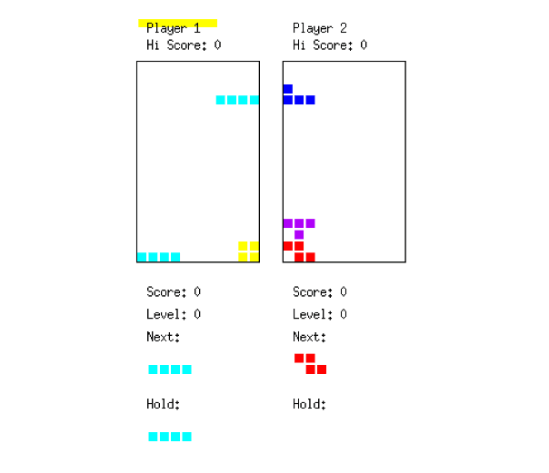 Two-player Tetris